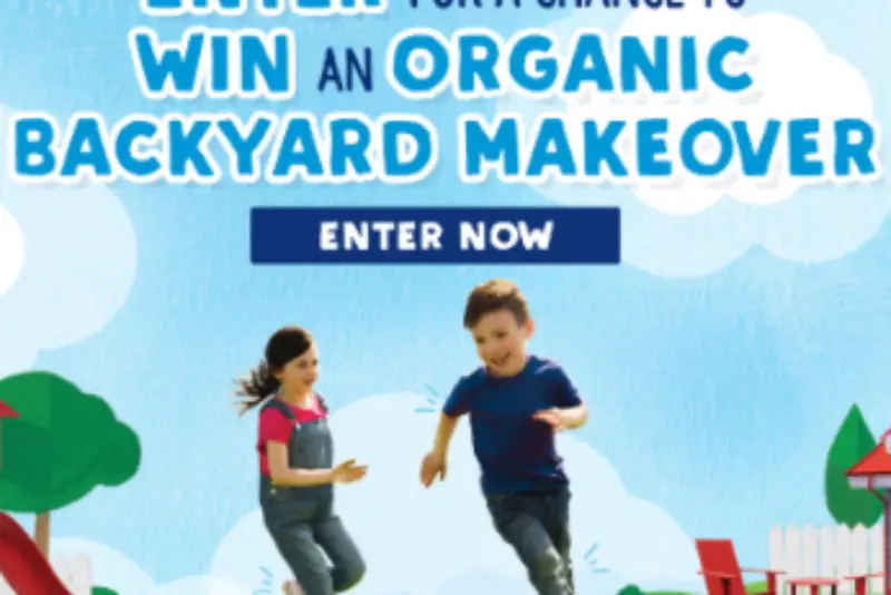 Win a Backyard Makeover from Stonyfield Organic