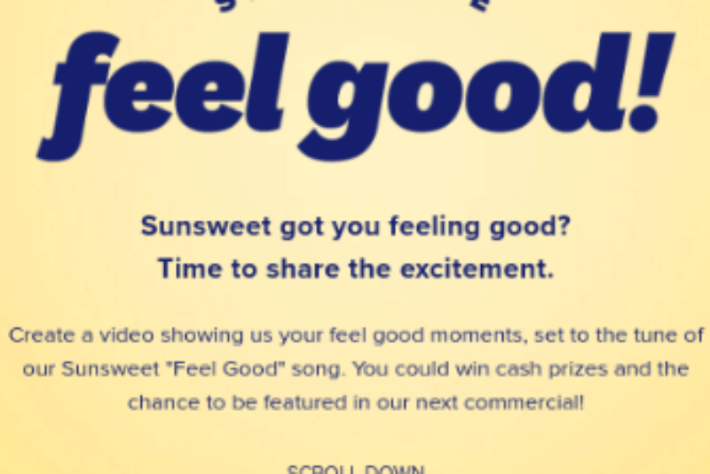 Win Cash from Sunsweet