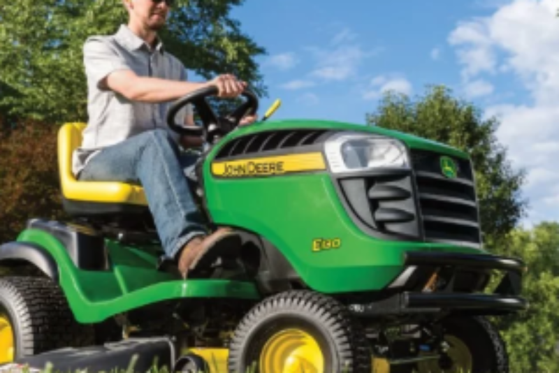 Win a John Deere E130 Riding Lawn Tractor
