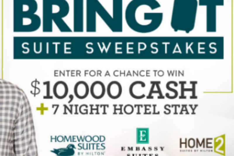 Win $10K + Hilton Hotel Stay