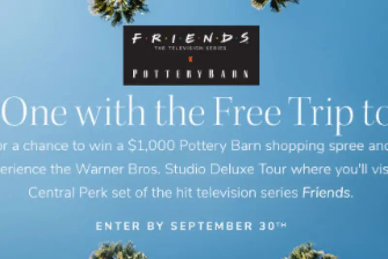 Win a Trip to the Set of Friends + Pottery Barn Shopping