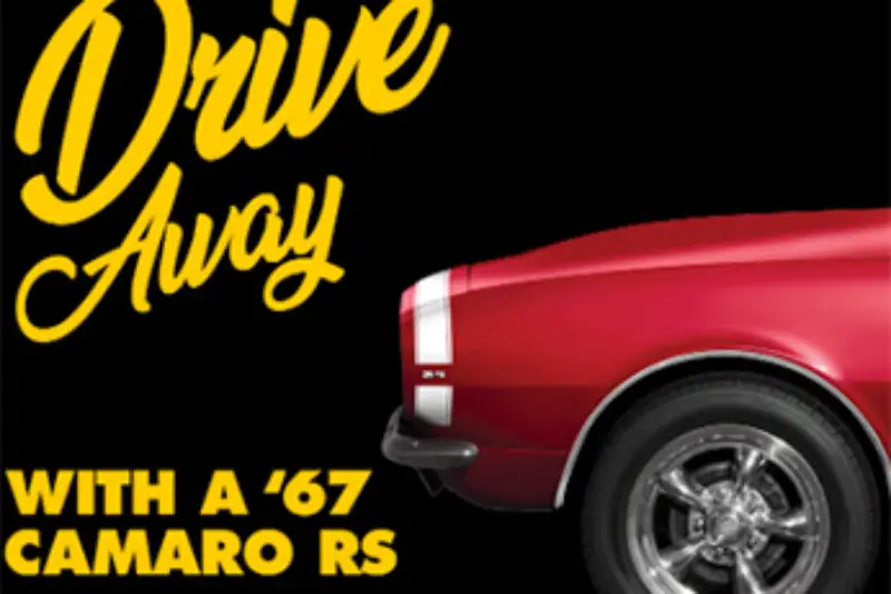 Win a '67 Chevy Camaro from Advance Auto Parts