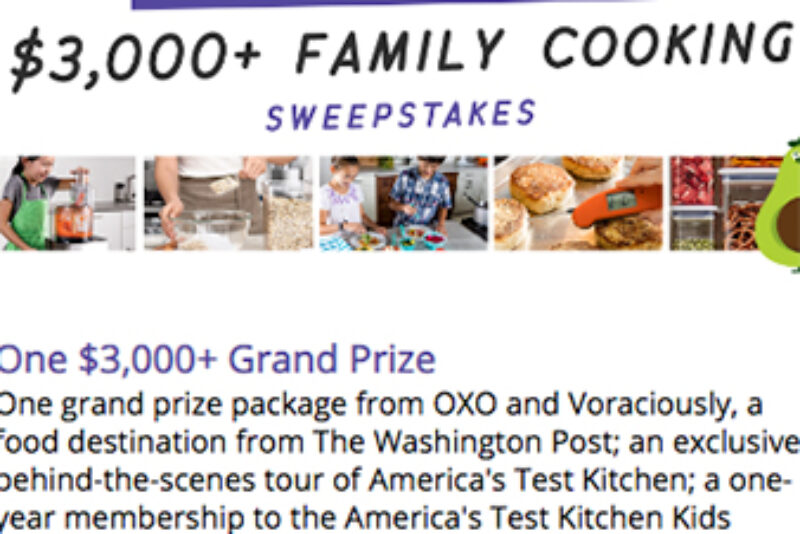 Win a $3K Family Cooking Prize Package