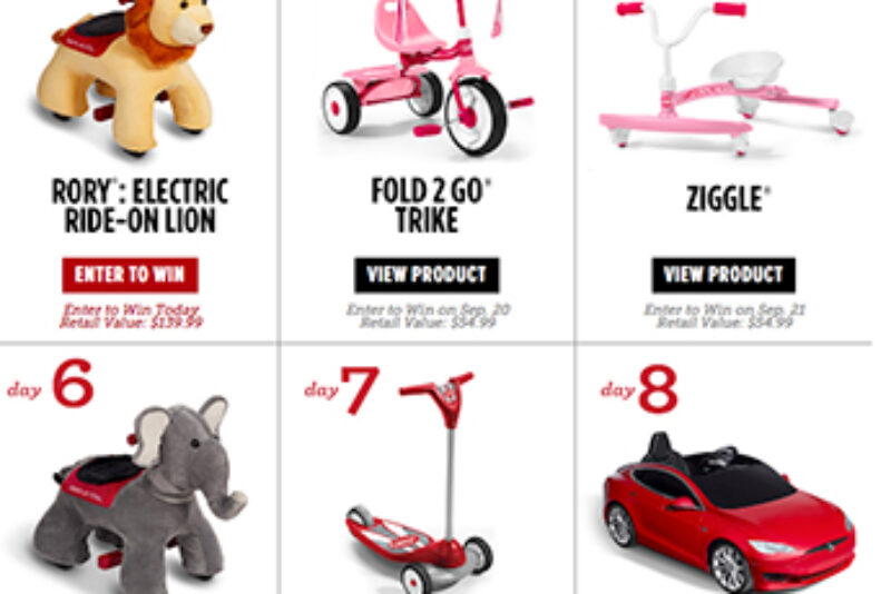 Win a Toy Every Day from Radio Flyer