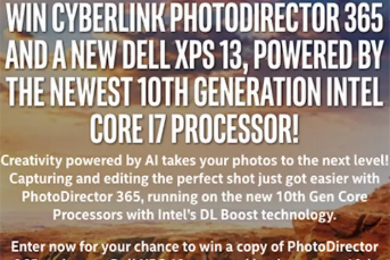Win a Dell XPS 13 Laptop & PhotoDirector 365