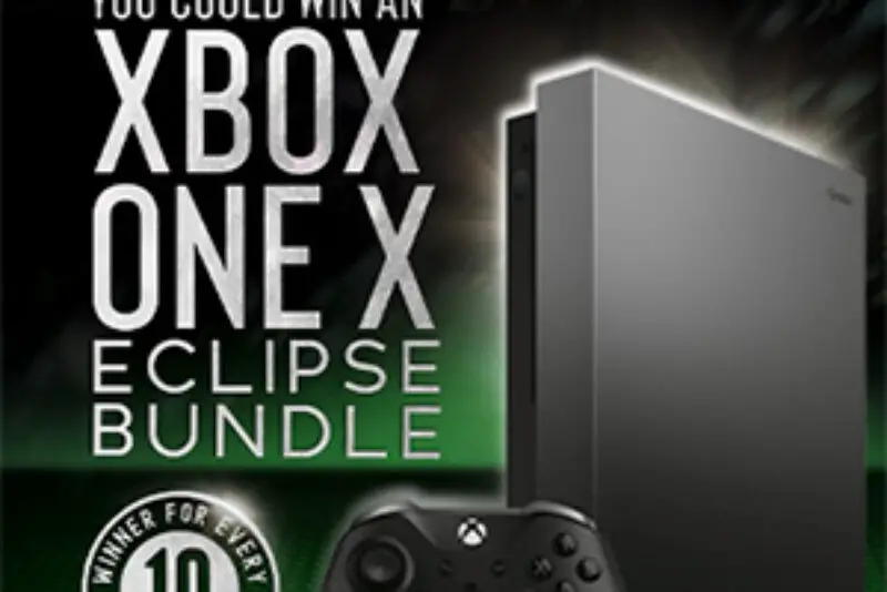 Win an Xbox One X Eclipse Limited Edition Bundle
