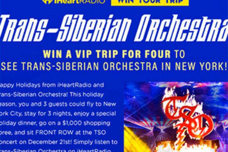 Win a VIP Trip to See Trans-Siberian Orchestra in NYC