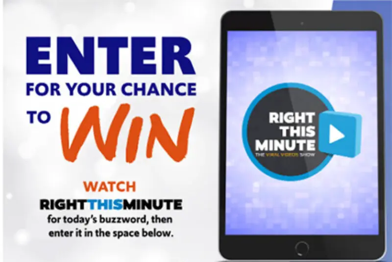 Win an iPad or HDTV from Right This Minute