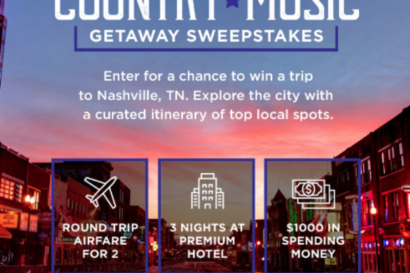 Win a Country Music Getaway to Nashville, TN