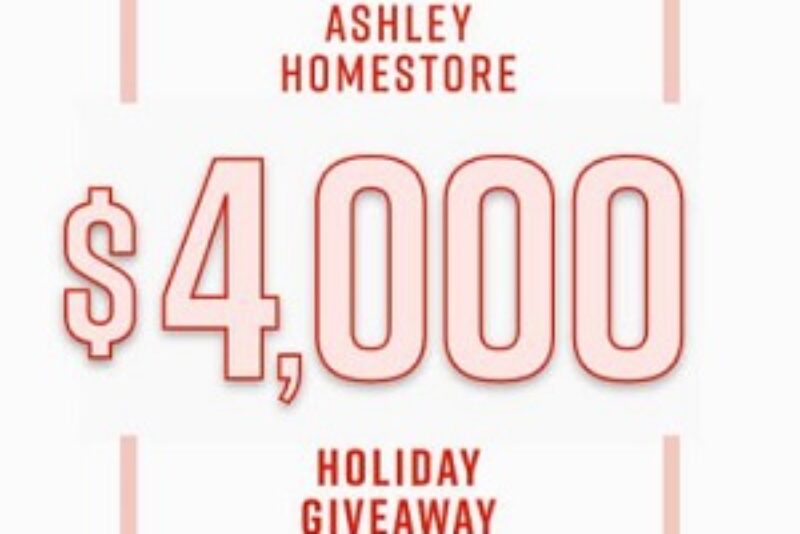 Win a $4K Ashley HomeStore Shopping Spree