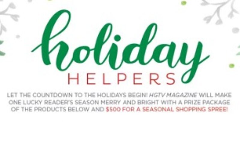 Win a Holiday Prize Package + $500 from HGTV