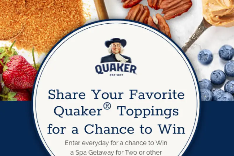 Win a Spa Getaway from Quaker