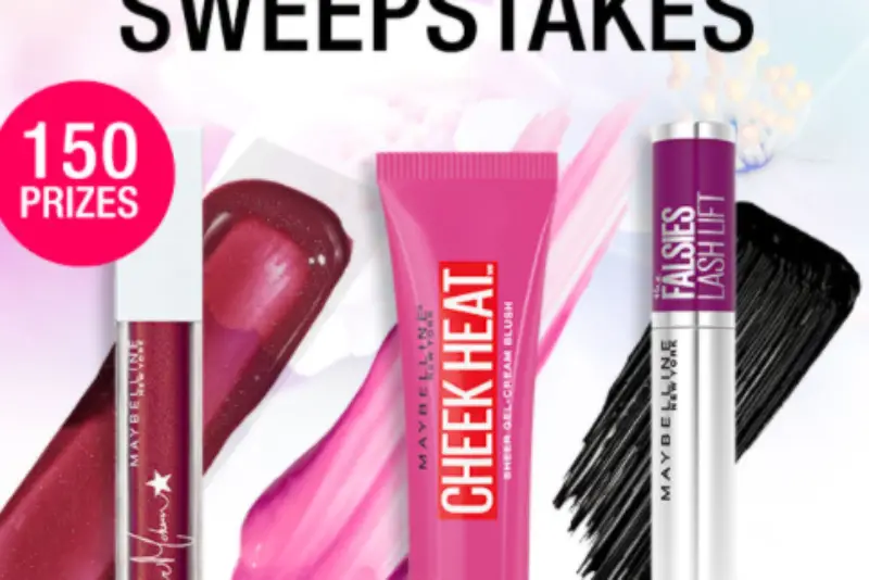 Win 1 of 150 Maybelline Makeup Prizes