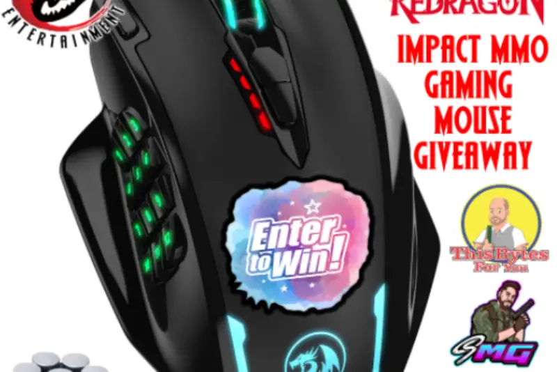 Win a Redragon Laser Gaming Mouse