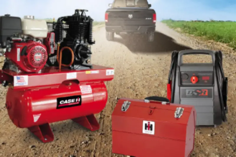 Win a Compressor, Jump Starter & Tool Box from Case IH
