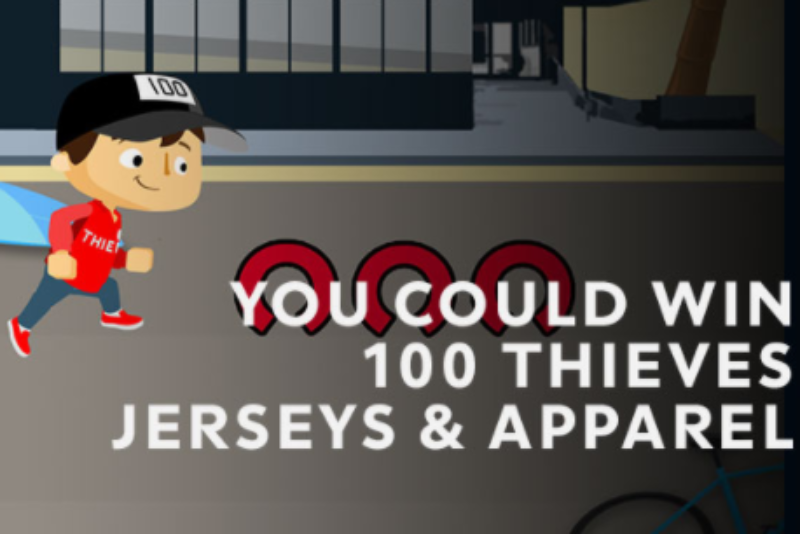 Win 100 Thieves Jerseys & Apparel