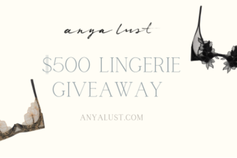 Win a $500 Lingerie Shopping Spree