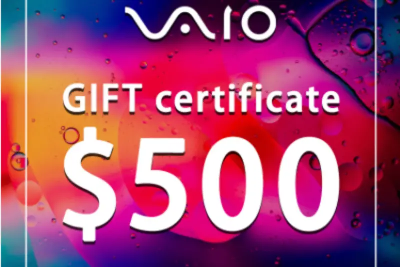 Win a $500 VAIO Gift Card