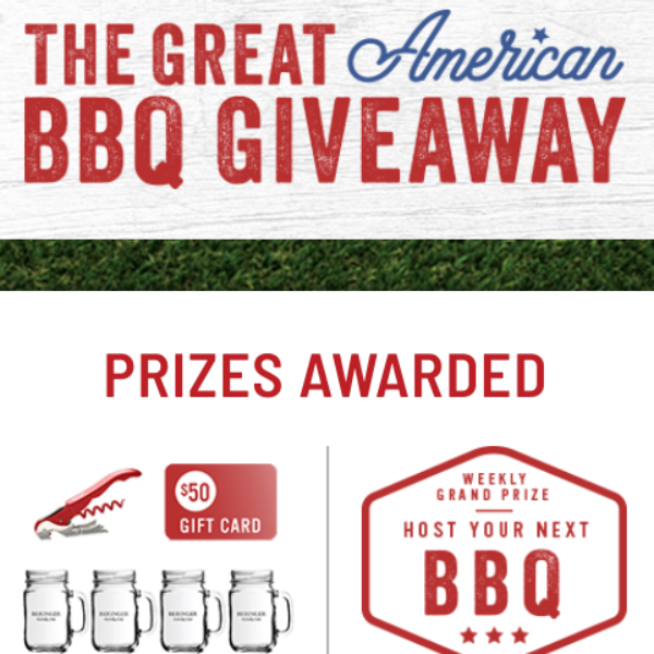 Win a 1K Gift Card for a Great American BBQ « Sweeps Invasion