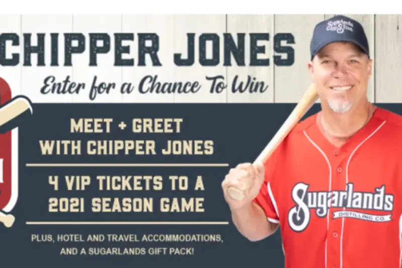 Win a Meet & Greet W/ Chipper Jones