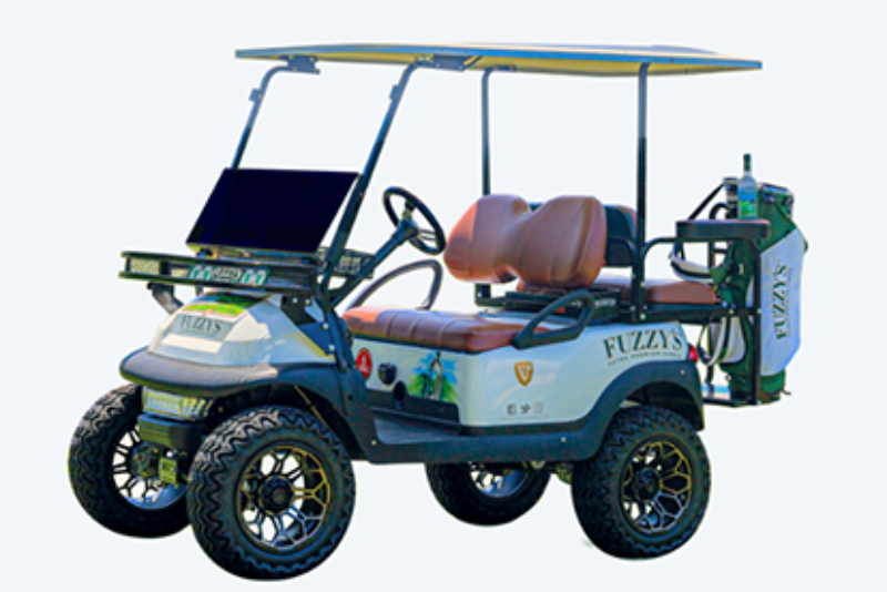 Win a Custom Fuzzy's Golf Cart
