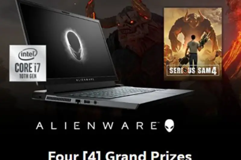 Win an Alienware Gaming Laptop