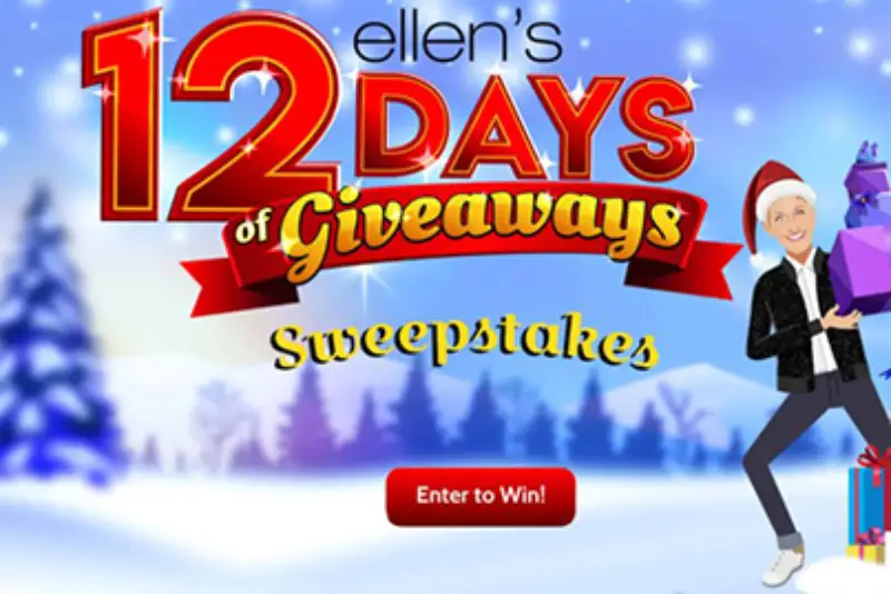 Win a Trip to Ellen's 12 Days Of Giveaways