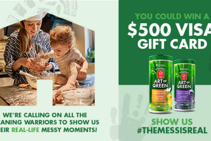 Win a $500 VISA Gift Card from Art of Green