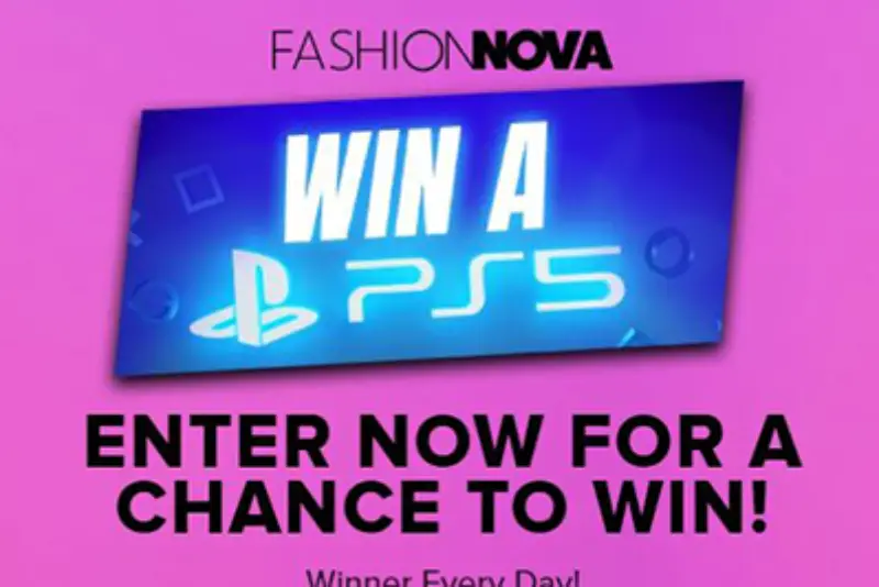 Win a PlayStation 5 from Fashion Nova
