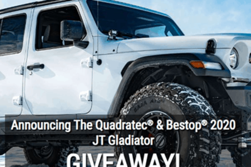 Win a Custom 2020 Jeep JT Gladiator