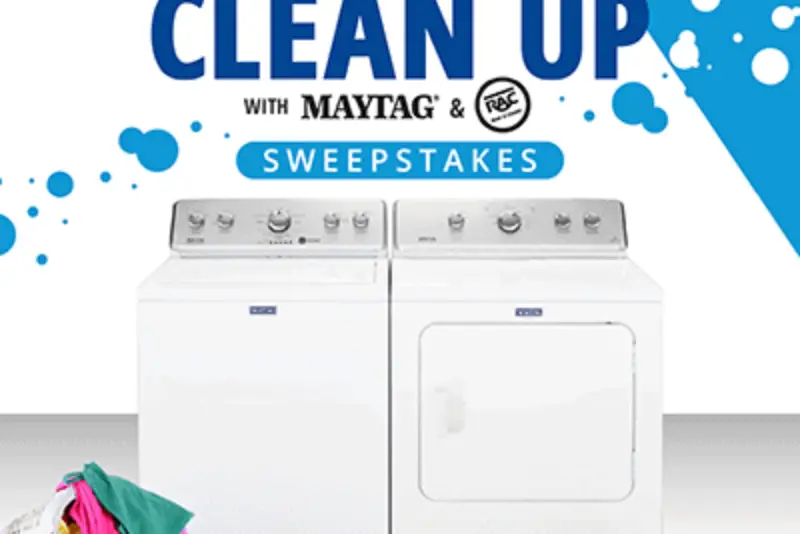 Win a Maytag Washer & Dryer