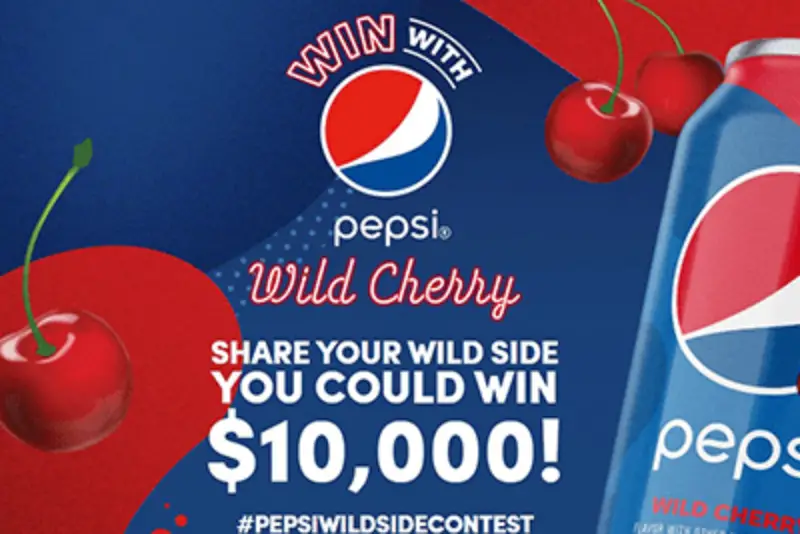 Win $10,000 from Wild Cherry Pepsi