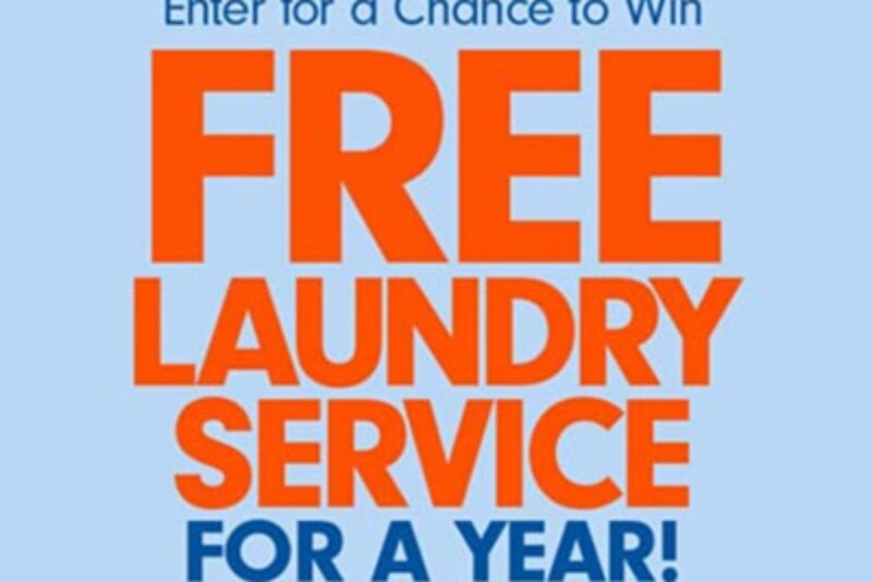 Win Free Laundry Service for a Year