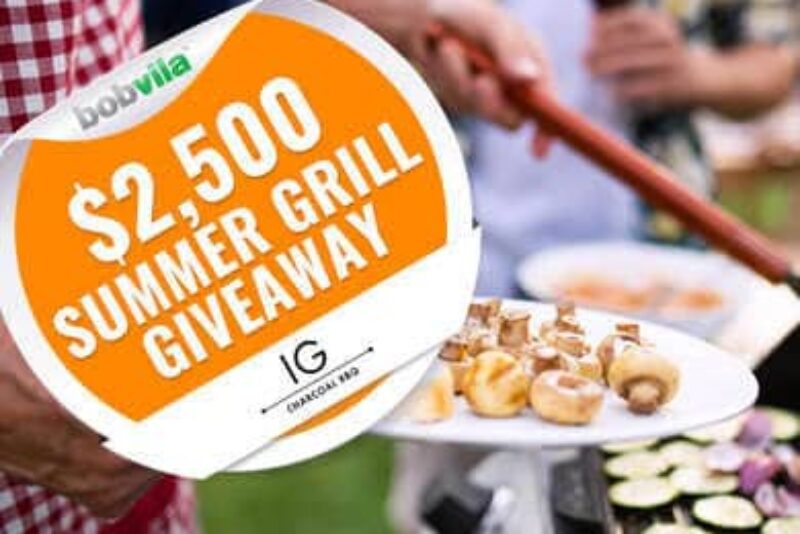 Win an IG Charcoal BBQ Mobile Grill from Bob Vila