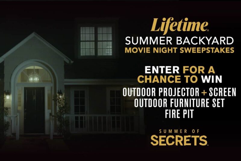 Win an Outdoor Projector, Furniture & Fire Pit from Lifetime