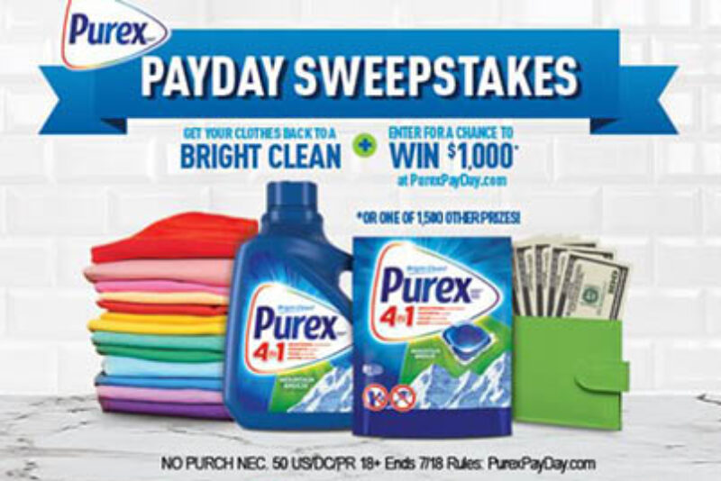 Win a $1,000 Gift Card from Purex