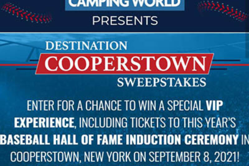 Win a VIP Cooperstown Experience from Camping World