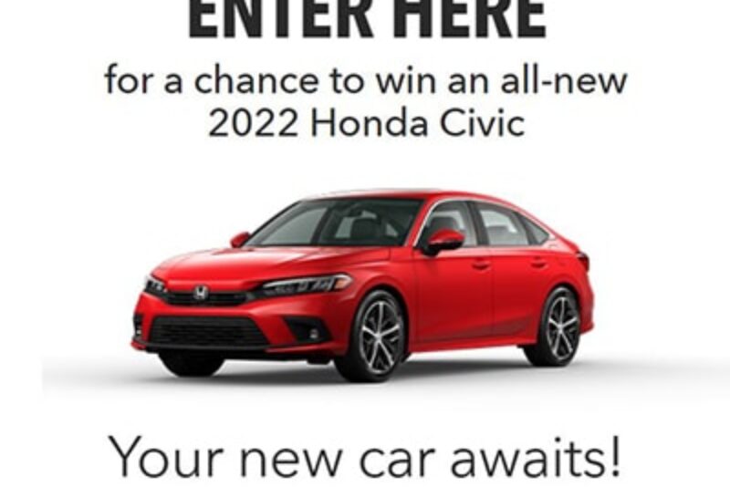 Win an All-New 2022 Honda Civic
