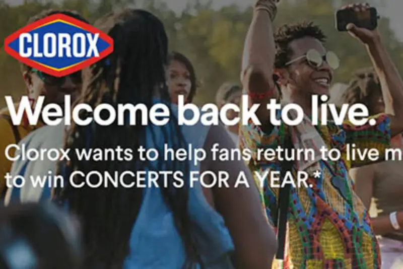 Win Concerts for a Year from Clorox
