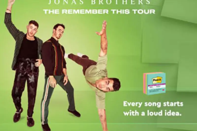 Win a Trip to the Jonas Brothers from Post-it