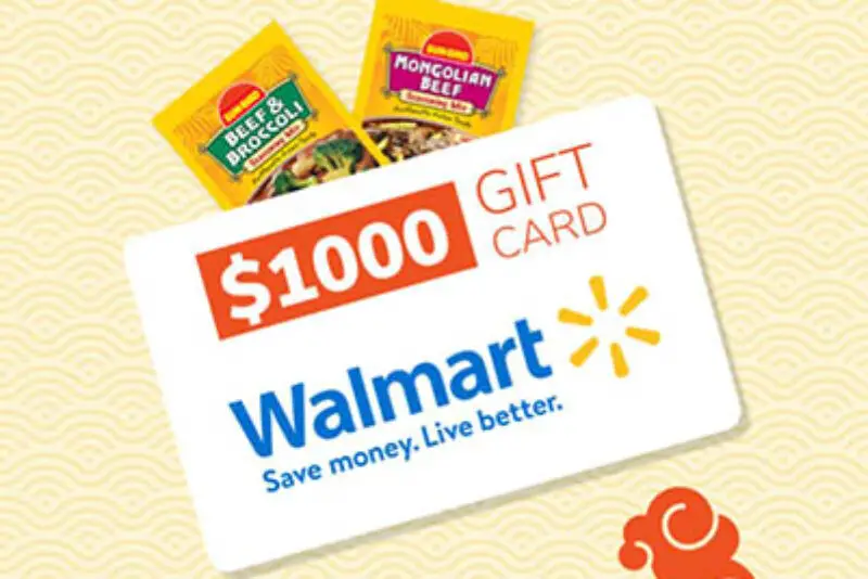 Win $1,000 Walmart Gift Card from Sun-Bird