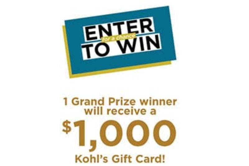 Win a $1,000 Kohl's Gift Card