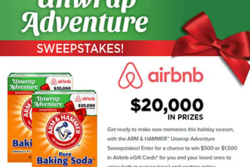 Win a $1,500 Airbnb from Arm & Hammer