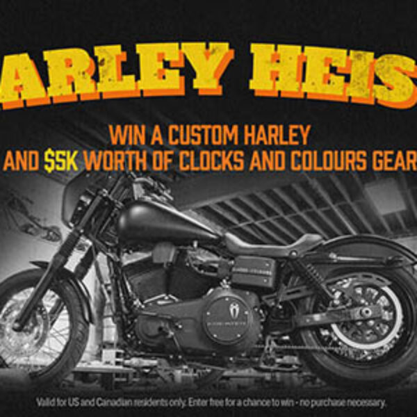 Win a Custom Harley from Clocks and Colours « Sweeps Invasion