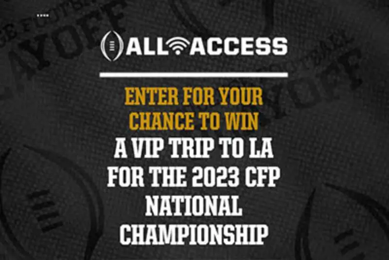 Win a Trip to the 2023 College Football Championship