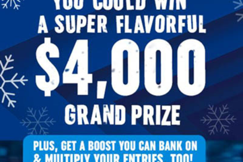 Win $4,000 from Blue Diamond