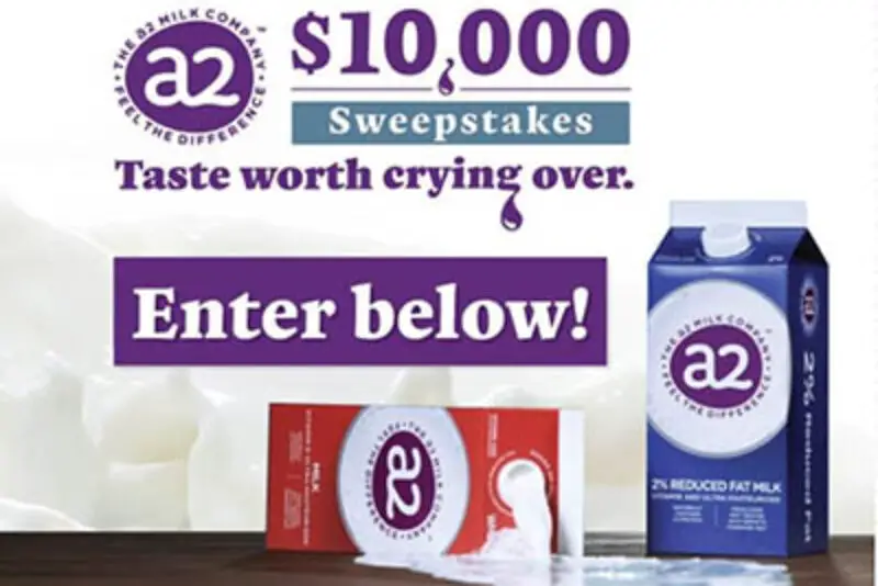 Win $10,000 Cash from a2 Milk