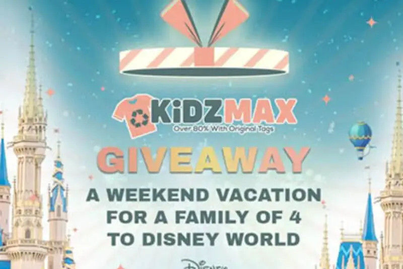 Win a Disney World Family Vacation from KiDZMAX