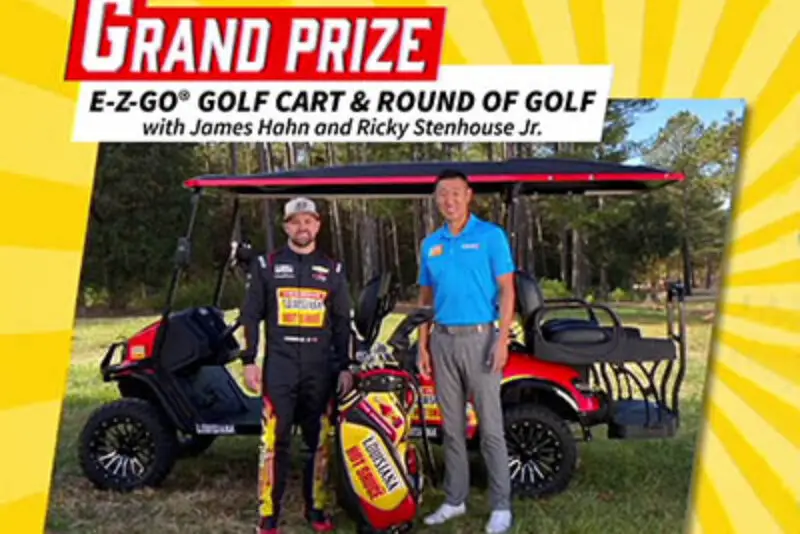 Win a Custom E-Z-Go Express Golf Cart