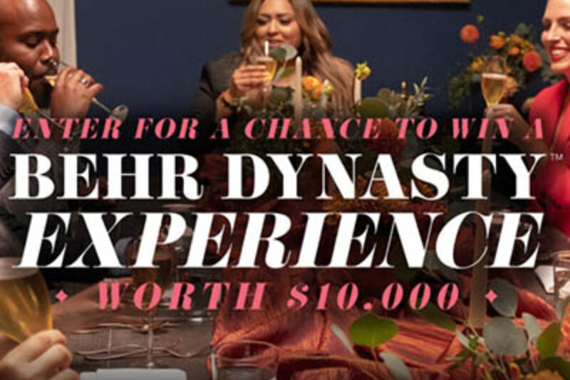 Win a BEHR Dynasty Experience